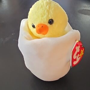 Ty Beanie Yellow Chick "Eggbert"